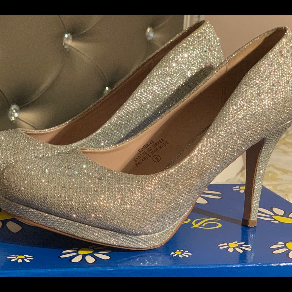 Silver heels